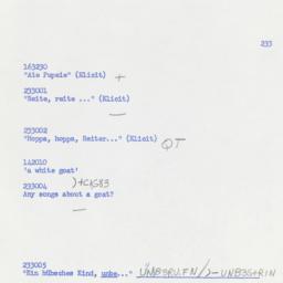 Western questionnaire, answ...