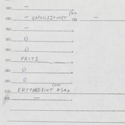 Eastern questionnaire, answ...