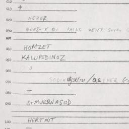 Eastern questionnaire, answ...
