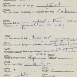 Western questionnaire, answ...