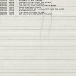 Eastern questionnaire, comp...