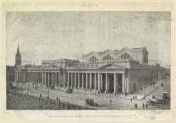 Pennsylvania Railway Station, New York: Exterior--Messrs. McKim, Mead & White, Architects, New York