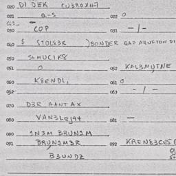 Eastern questionnaire, answ...