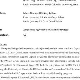 Minutes, 2014-11-18. Defens...
