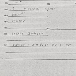 Eastern questionnaire, answ...