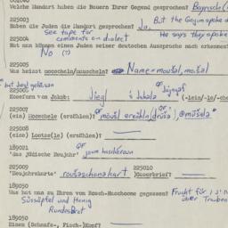 Western questionnaire, answ...
