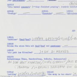 Western questionnaire, answ...