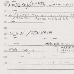 Eastern questionnaire, answ...