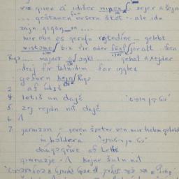 Eastern questionnaire, blue...
