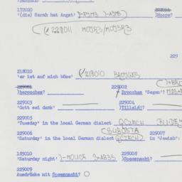Western questionnaire, answ...