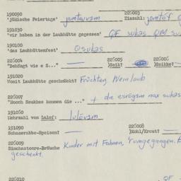 Western questionnaire, answ...