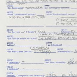 Western questionnaire, answ...