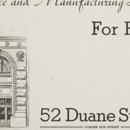 52 Duane Street, Office And...
