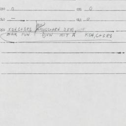 Eastern questionnaire, answ...