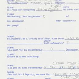 Western questionnaire, answ...
