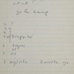Eastern questionnaire, blue...