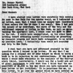 Letter from Horace R. Cayto...
