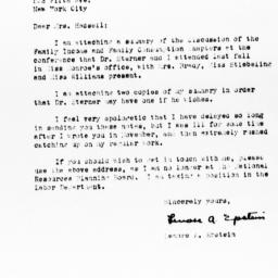 Letter from Lenore A. Epste...