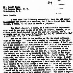Letter from William F. Ogbu...