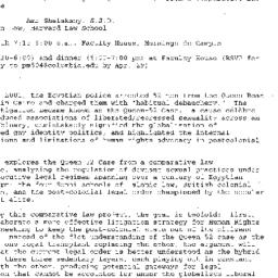 Announcements, 2003-04-30. ...