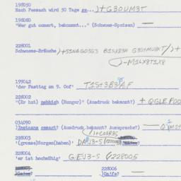 Western questionnaire, answ...