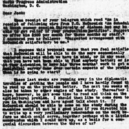 Letter from Gunnar Myrdal t...