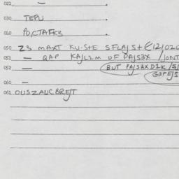Eastern questionnaire, answ...