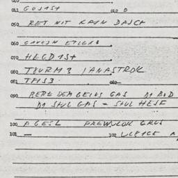 Eastern questionnaire, answ...