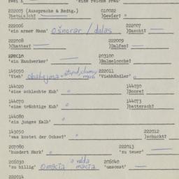 Western questionnaire, answ...