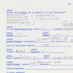 Western questionnaire, answ...