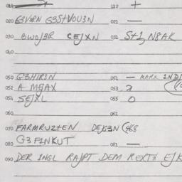 Eastern questionnaire, answ...