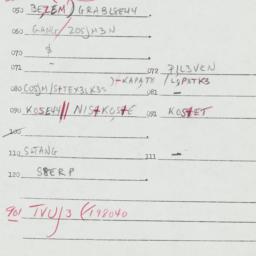 Eastern questionnaire, answ...