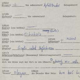 Western questionnaire, answ...