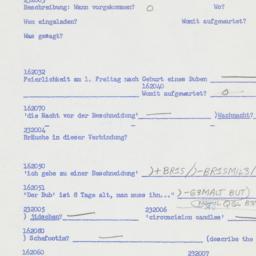 Western questionnaire, answ...