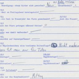 Western questionnaire, answ...