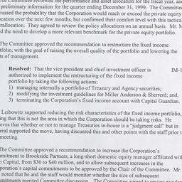 Investment Committee Meetin...