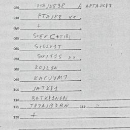 Eastern questionnaire, answ...