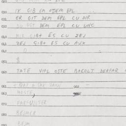Eastern questionnaire, answ...