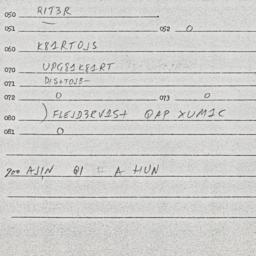 Eastern questionnaire, answ...
