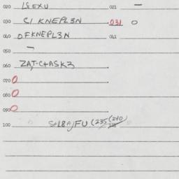 Eastern questionnaire, answ...