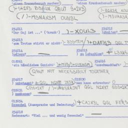 Western questionnaire, answ...