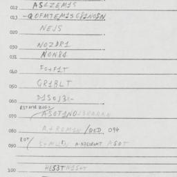 Eastern questionnaire, answ...