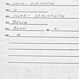Eastern questionnaire, answ...