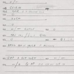 Eastern questionnaire, answ...