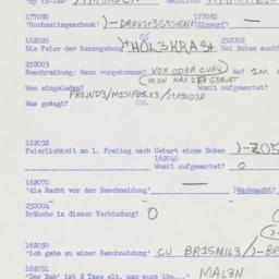 Western questionnaire, answ...