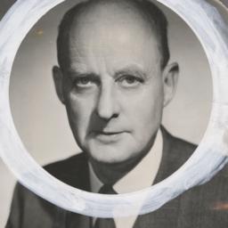 Reinhold Niebuhr with white...