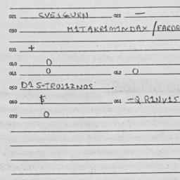 Eastern questionnaire, answ...