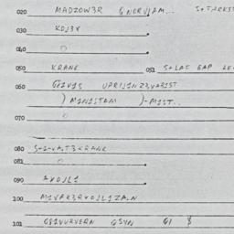 Eastern questionnaire, answ...