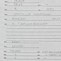Eastern questionnaire, answ...