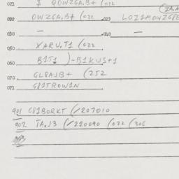 Eastern questionnaire, answ...